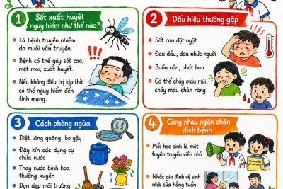 LIÊN ĐỘI TRƯỜNG TIỂU HỌC ĐỨC HIỆP TUYÊN TRUYỀN PHÒNG, CHỐNG DỊCH SỐT XUẤT HUYẾT