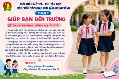 MỖI TUẦN MỘT CÂU CHUYỆN ĐẸP