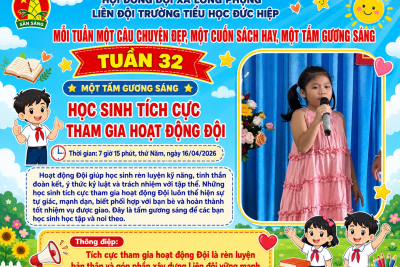 MỖI TUẦN MỘT TẤM GƯƠNG SÁNG